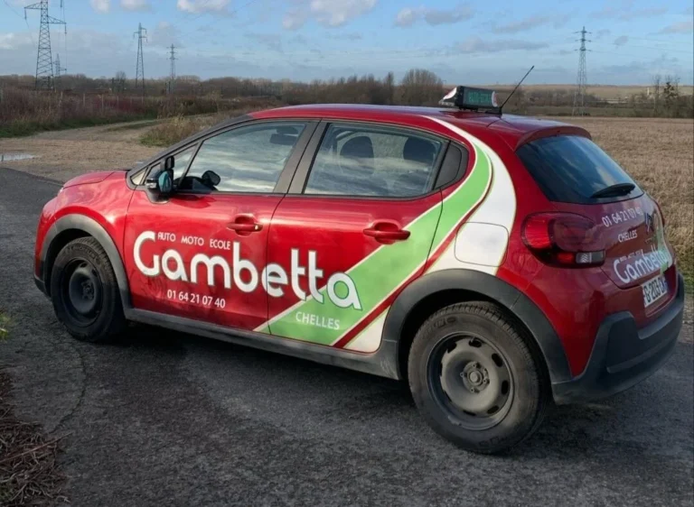 Voiture-école Gambetta de l’auto-école